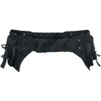 Gothicana by EMP - Gothic Heuptas - Riemtas - zwart | Maat Standard