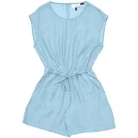 Mazine - Women's Denim Short Jumpsuit - Jumpsuit XXL, blauw