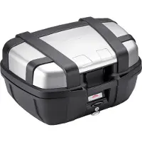 Givi TOPKOFFR TREKKER 52 MONOKEY, 52L, ALU/ZWART zilver