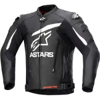 Alpinestars GP Plus V4 Leren Jas Zwart Wit Maat 58