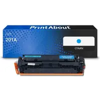 PrintAbout Huismerk HP 201A (CF401A) Toner Cyaan