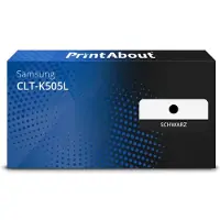 PrintAbout Toner CLT-K505L (SU168A) Zwart geschikt voor Samsung
