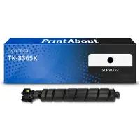 PrintAbout Toner TK-8365K Zwart geschikt voor Kyocera