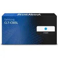PrintAbout Huismerk Samsung CLT-C505L (SU035A) Toner Cyaan