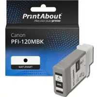 PrintAbout Huismerk Canon PFI-120MBK Inktcartridge Mat-zwart