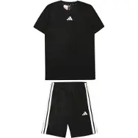 Adidas Trainingspak 'Train Essentials' zwart / natuurwit