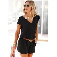 LASCANA Jumpsuit zwart