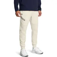 Under Armour Unstoppable Fleece Joggingbroek Wit Zwart