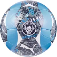 Puma Manchester City Voetbal Maat 5 Grijs Lichtblauw