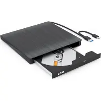 Strex Externe DVD Speler en Brander - CD/DVD - Plug & Play - USB 3.0 DVD Speler - Geschikt voor Windows, Mac en Linux - Optical Drive