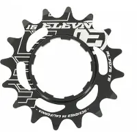 Elevn Aluminium Tandwiel Shimano Zwart || Maat: 15