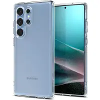 Spigen Ultra Hybrid Backcover voor de Samsung Galaxy S25 Ultra - Crystal Clear