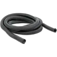 DeLOCK gevlochten slang zelfsluitend 2 m x 25 mm zwart