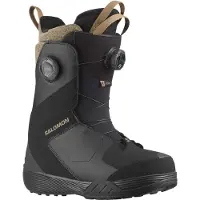 Salomon Snowboard - Dames snowboardschoenen - Kiana Dual Boa Black/Sepia Tint voor Dames - Maat 42 - Zwart