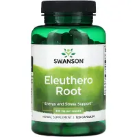 Swanson Health Eleutherococcus root 425 mg 120 stuks (2 maanden)