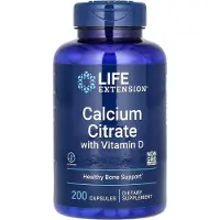 Life Extension - Calciumcitraat met Vitamine D - 200 Capsules