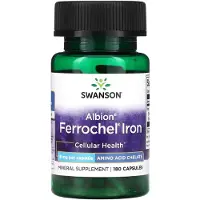 Swanson Health - Albion Ferrochel IJzer, 18 mg - 180 capsules