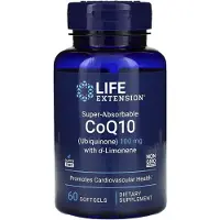 Life Extension , Super-absorberbare CoQ10 (Ubiquinon) met d-limonene, 100 mg, 60 Zachte Capsules