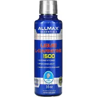 Allmax nutrition - Vloeibare L-Carnitine 1500, Blauwe Framboos - 473 ml