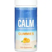Natural Vitality , CALM, Magnesium Supplement, Oranje, 120 Gummies