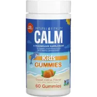 Natural Vitality Natuurlijke Vitaliteit - Rustgevende Kinder Gummies, Zoete Citrus - 60 gummies