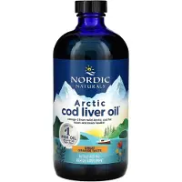 Nordic Naturals - Arctische Kabeljauwleverolie, 1060 mg, Sinaasappelsmaak - 473 ml