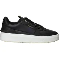 Cruyff Endorsed Tennis Heren Sneakers Van Leer In Het Zwart