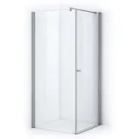 Maxaro Zircon Essence Douchecabine | 90x90 cm Chroom Helder glas Draaideur Vierkant