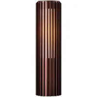 Nordlux Sokkellamp buiten Aludra, dimbaar, bruin / roest, Aluminium, Sokkellamp