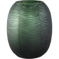 Ptmd Vaas Elichi - 20x20x25 cm - Glas - Groen