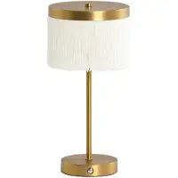 Light & Living Oplaadbare schemerlamp Diny Goud met wit