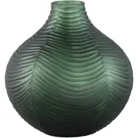Ptmd Vaas Elichi - 23x23x23 cm - Glas - Groen