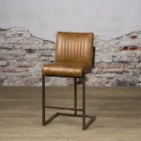 Tower Living Ferro barstool - Light brown (Bruin, 50x101x61cm)