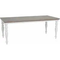 Tower Living Fleur - Dining table 200x100 - KD (Wit, 200x100x78cm)