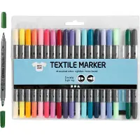 Colortime CC Textielstiften Secundair 20 stuks