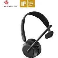 Epos Impact 1030 On Ear headset Bluetooth Mono Zwart Headset, Mono Computer