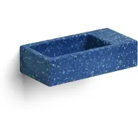 Clou Flush 3 fontein gerecycled polyethyleen 36cm zonder kraangat rechts middernacht