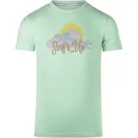 Koko Noko T-shirt mintgroen Jongens Stretchkatoen Ronde hals Printopdruk - maat 122