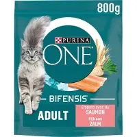 Purina ONE Adult Zalm - Volkoren Granen 8x 800 gr