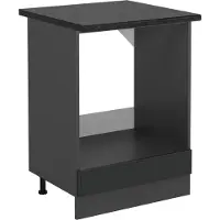 Vicco R-Line Ovenombouwkast – 60 cm, WB Antraciet Antraciet landhuis