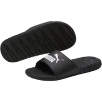 Puma Sandalen 'Cool Cat' zwart / wit