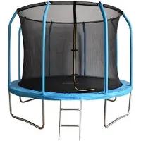 Viking Choice Trampoline - 244 cm - Met veiligheidsnet & ladder - Blauw/Zwart