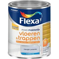 Flexa - Mooi Makkelijk Vloeren & Trappen Zijdeglans - Vleugje Lavendel - Mengverf - 750 Ml