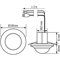 ESYLUX PD-C 360I/24 DUO DALI Plafond Aanwezigheidsdetectie - EP10427374