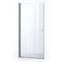 Maxaro Zircon Comfort Douchedeur | 100 cm Chroom Helder glas Draaideur