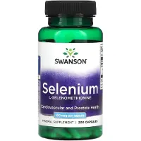 Swanson Health - Selenium 100 mcg - 200 capsules