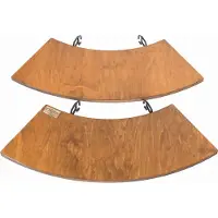 Espegard Zijplanken voor Vuurpan 60cm set met 2 planken