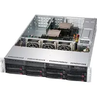 Supermicro SC825 TQC-R802WB - 2U rackmontageserver