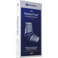 MalleoTrain Bauerfeind Plus Enkelbandage links maat 4 titaan 1 St Verband(en)