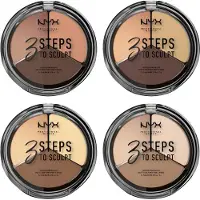 Nyx Facial make-up Powder 3 Step To Sculpt Face Sculpting Palette Light